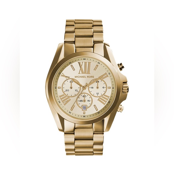 Michael Kors Gold Bradshaw Women's Watch - Picture 1 of 10
